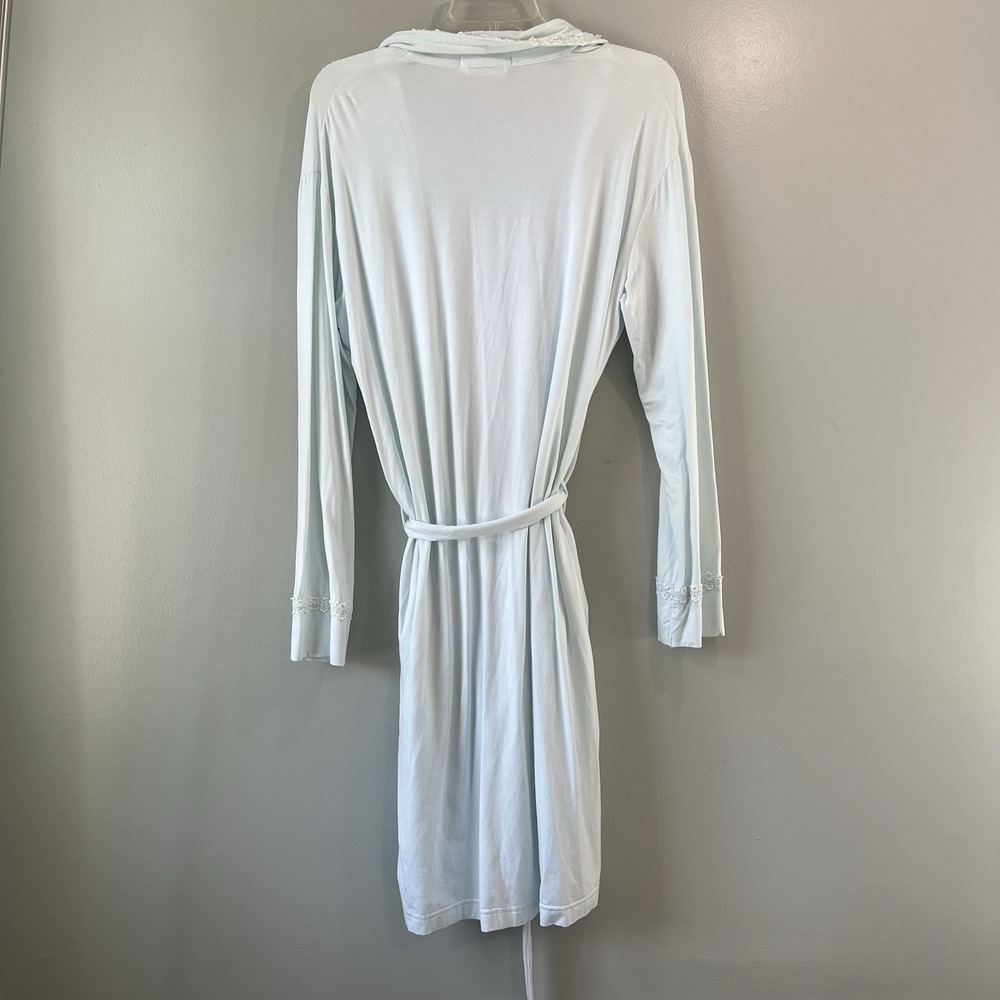 Saks Fifth Avenue Pale blue/mint dressing Robe, size Small